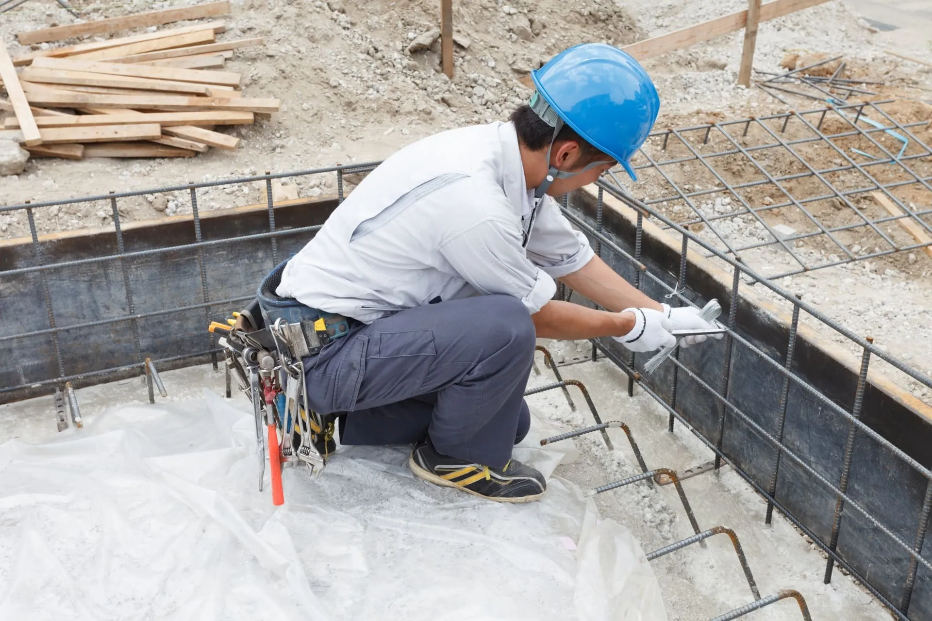 建物の基盤づくりの現場作業員【未経験者】